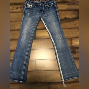 Mid rise relaxed Comfortable jeans Bootcut